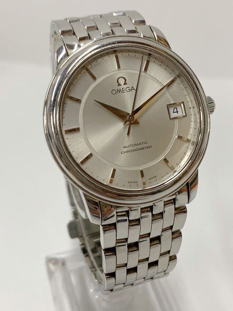 OMEGA　オメガ　デビル　プレステージ　メンズ　電池交換済み　稼働 ○ 【電池交換済み】オメガ OMEGA デビル プレステージ デイト 自動
