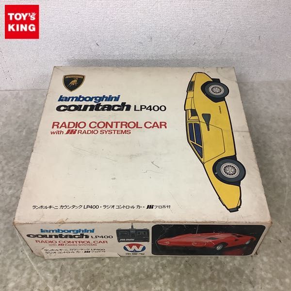 1円〜 ワグナー商会 RCカー スーパーモトラウェーブ ランボルギーニカウンタック LP400