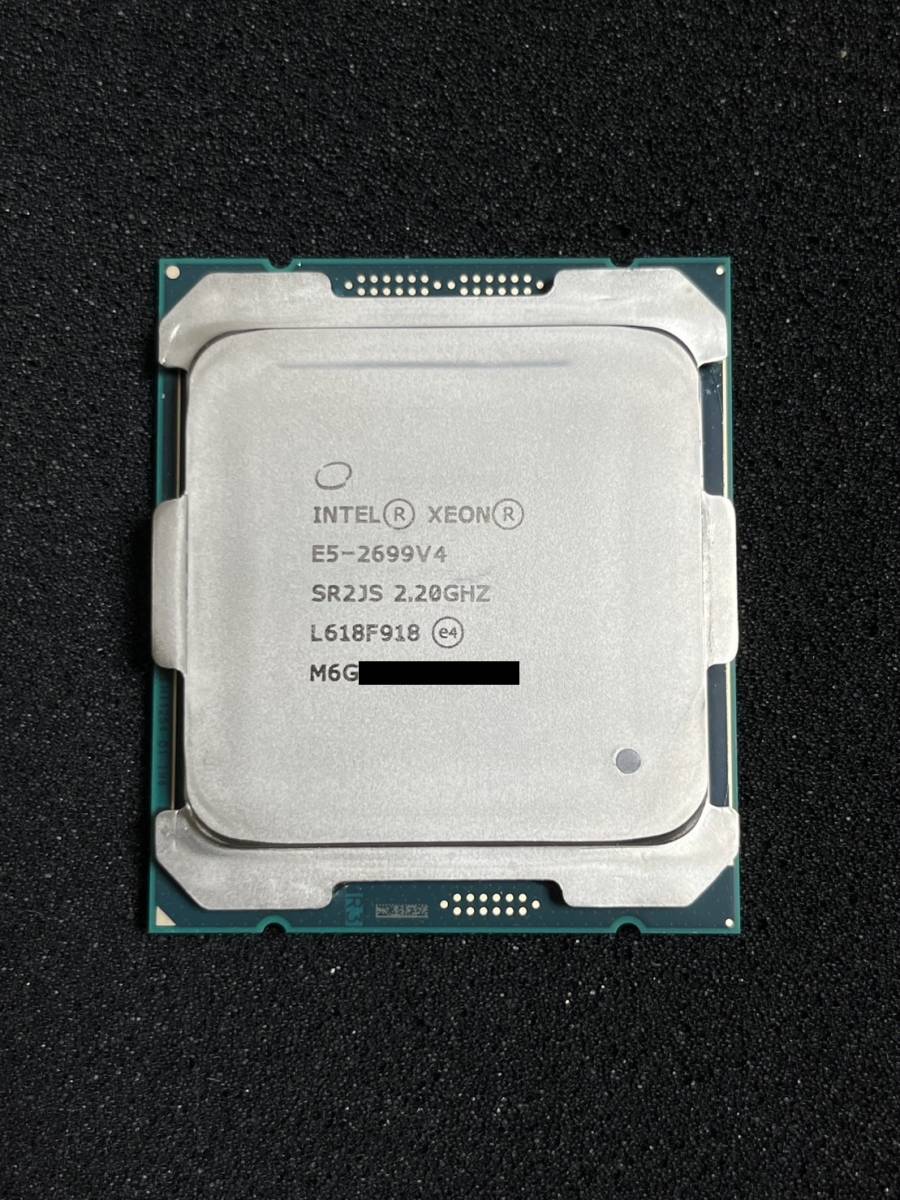 動作美品 Xeon E5-2699V4 22-Core 2.2GHz~Max 3.6GHz/25M/FCLGA2011/SR2JS ((2個限定！))