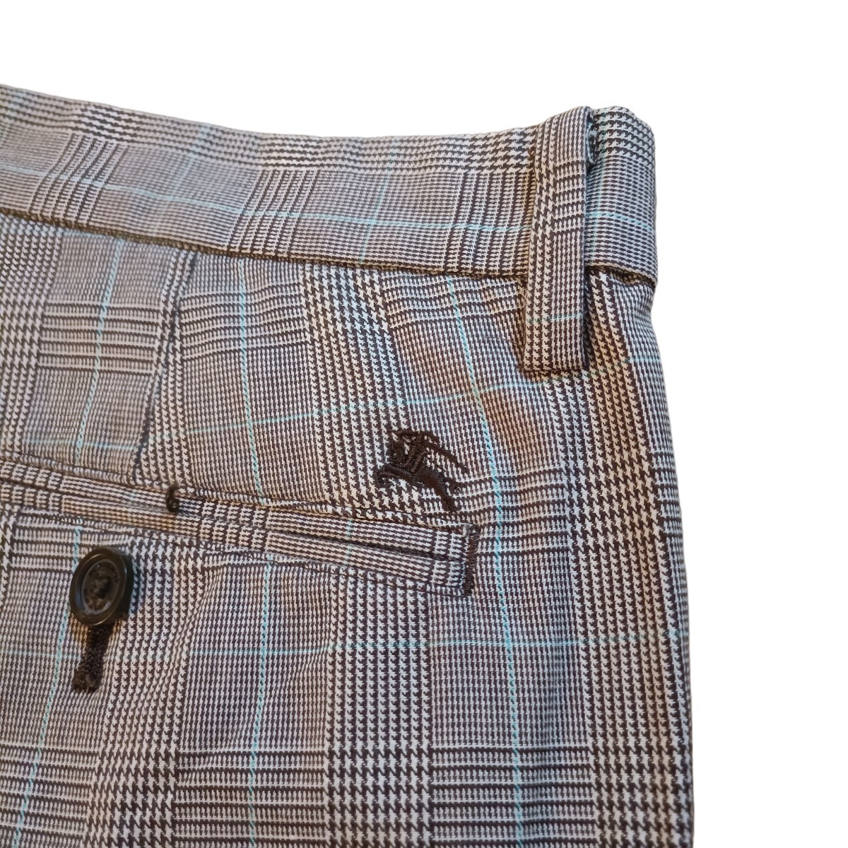 バーバリー ズボン 79 美品【バーバリーブラックレーベル】総柄