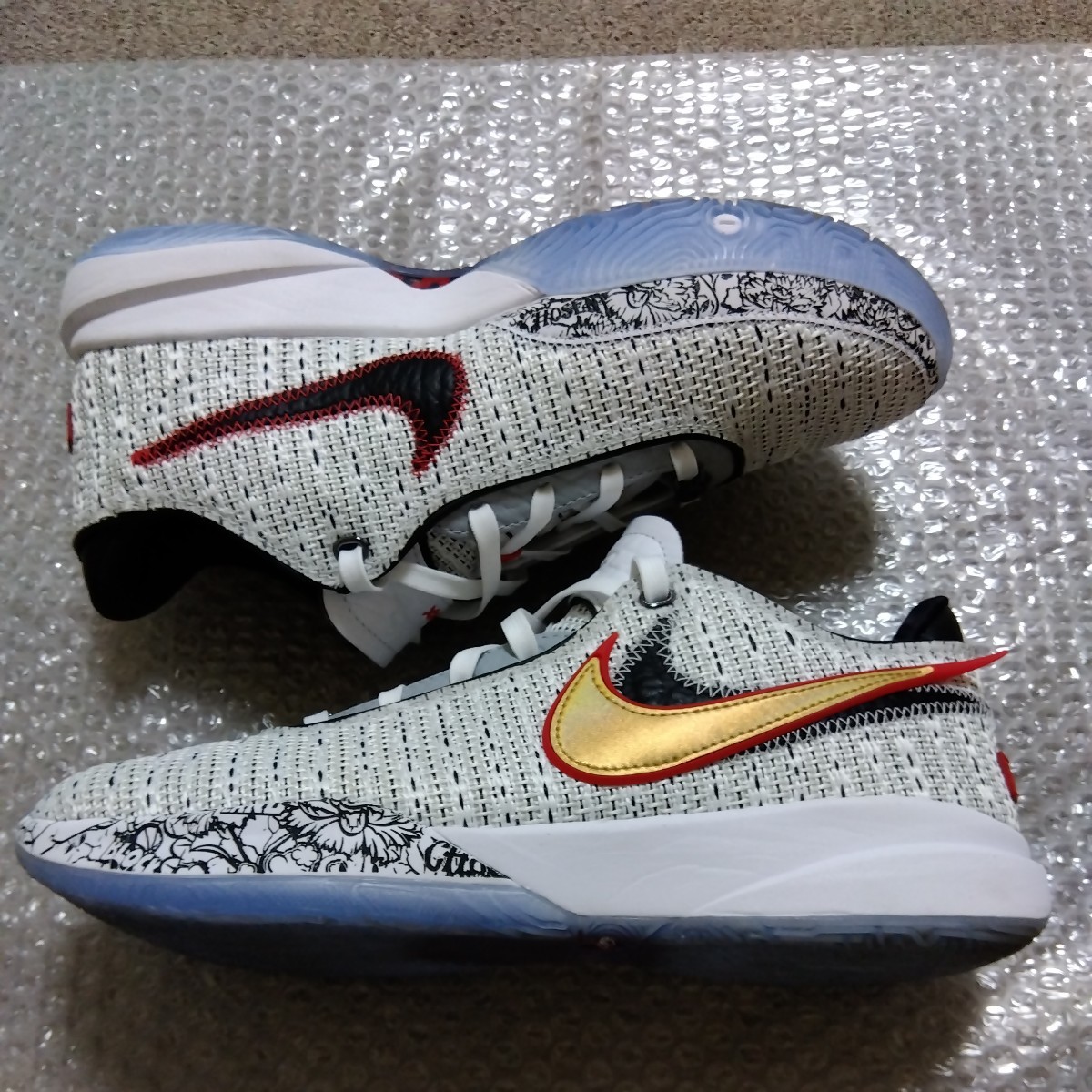 NIKE LEBRON 20「debut」EP US9.5ナイキ レブロン20 27.5cm 中古品 黒 