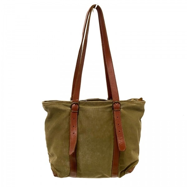 イルビゾンテ IL BISONTE ショルダーバッグ - キャンバス×レザー