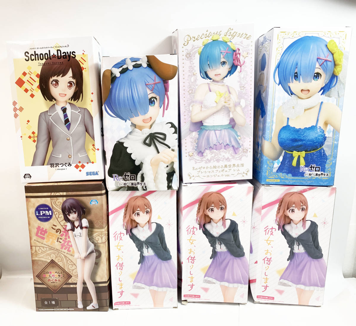 開封済み含む未使用品 女の子系 アニメキャラ フィギュア 大量まとめ