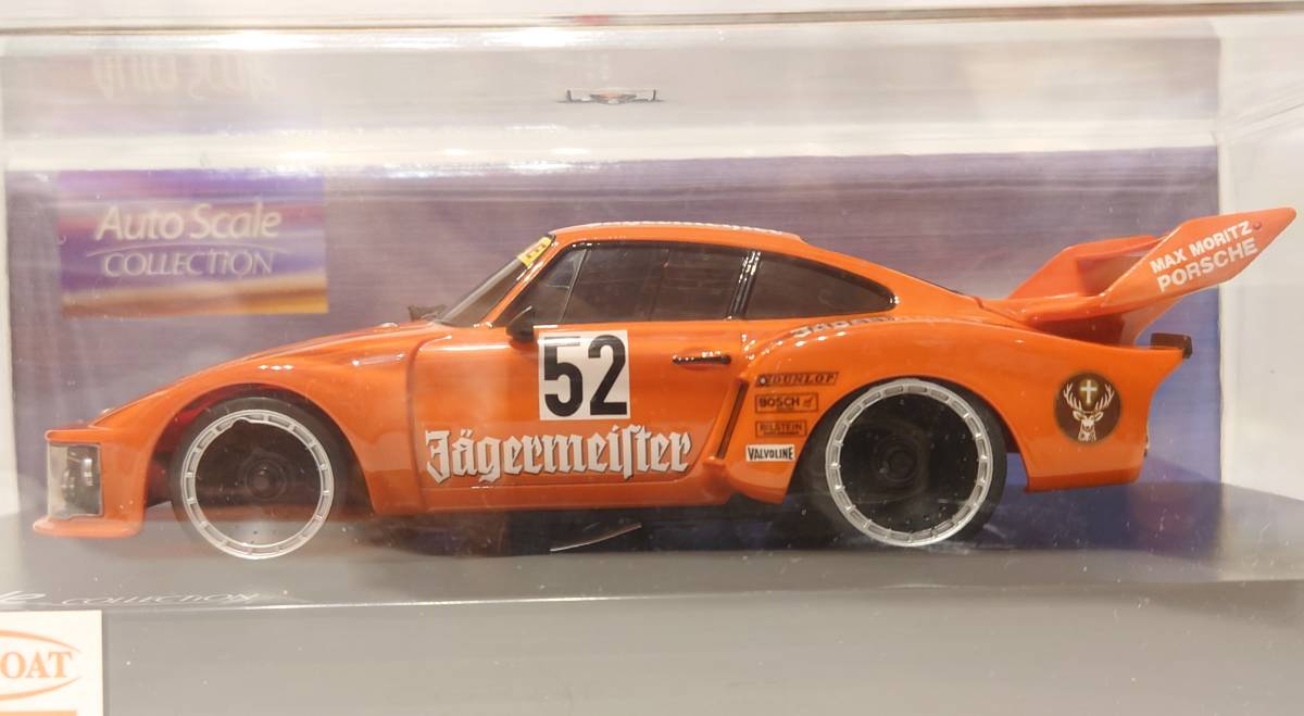 京商1:27.52 SCALE PORSCHE 935 TURBO 1977 JAEGERMEISTER Auto Scale