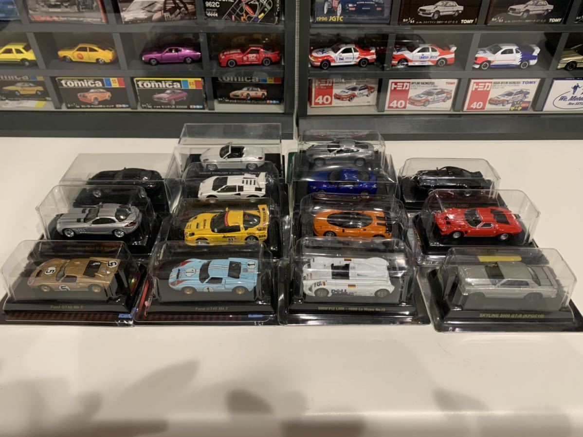 京商 1/64 ミニカー サークルKサンクス 14台セット◎ フォード gt40