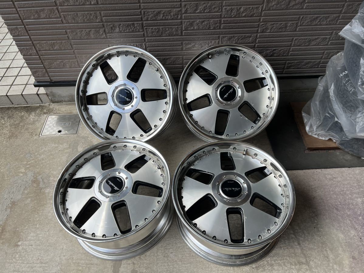 手渡し限定】WORK ユーロライン 18インチ 9J 9.5J 希少 WORKユーロ 