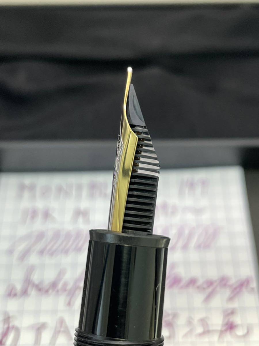 1円スタートMONTBLANC 149 ヘミングウェイ芯 18k M 1993〜 マイ