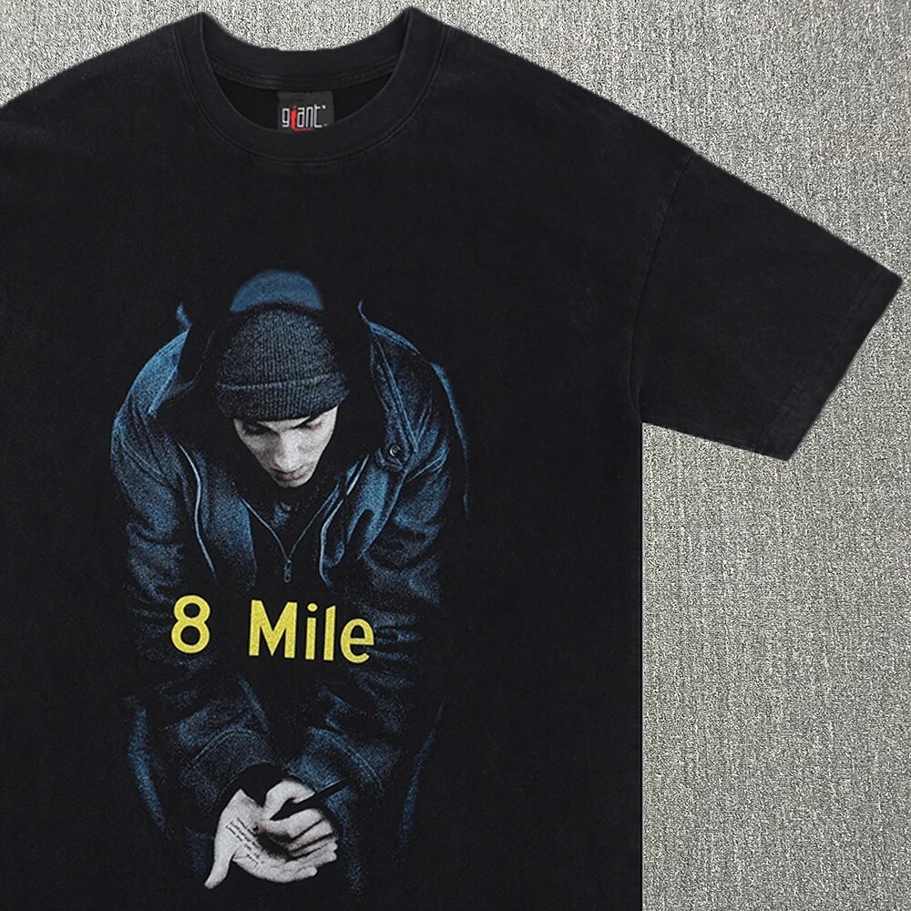 Eminem 8 Mile ヴィンテージ加工Tシャツ エミネム Mサイズ 【公式通販】