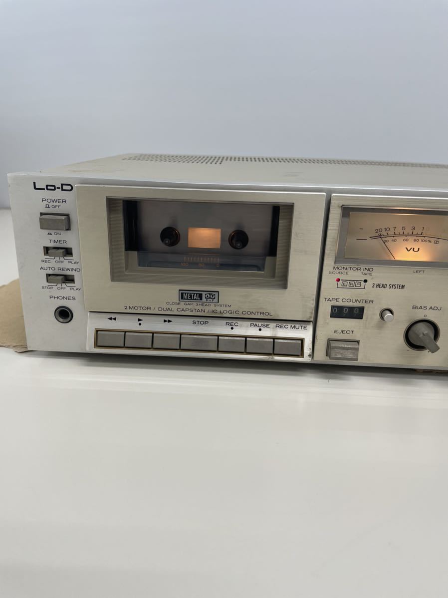 Lo-D ローディ 日立 D-90s ステレオカセットデッキ 昭和レトロ  