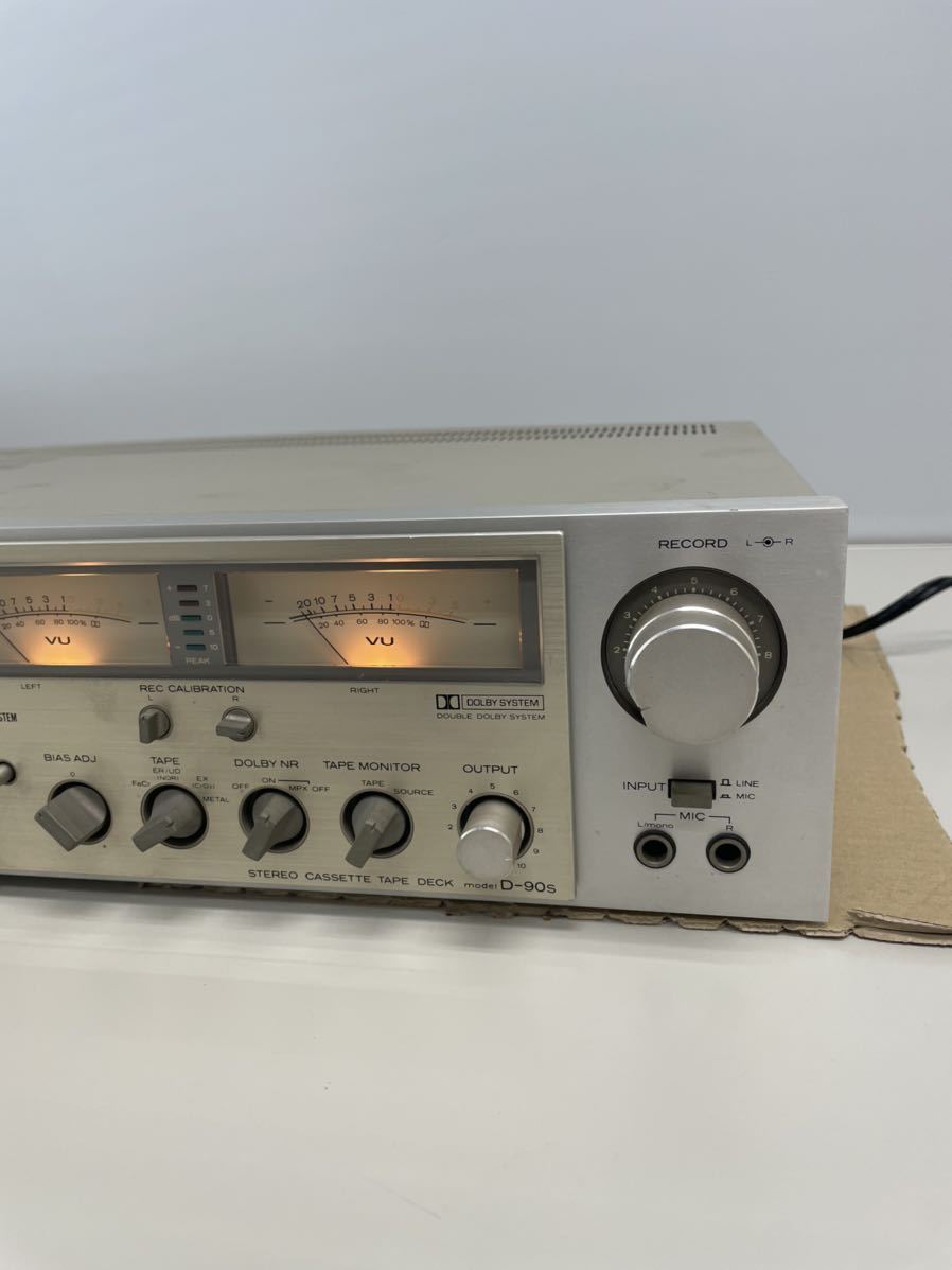 Lo-D ローディ 日立 D-90s ステレオカセットデッキ 昭和レトロ  