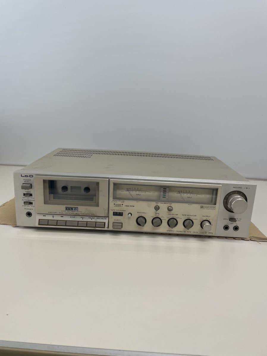 Lo-D ローディ 日立 D-90s ステレオカセットデッキ 昭和レトロ  
