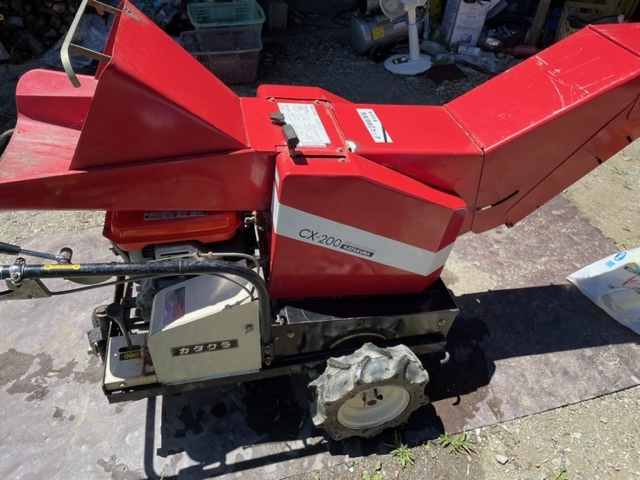 動画あり　カタクラ　自走式　残条残幹兼用カッター　カッター部　CX-200 エンジン クボタ6.0PS わらカッター　農用裁断機