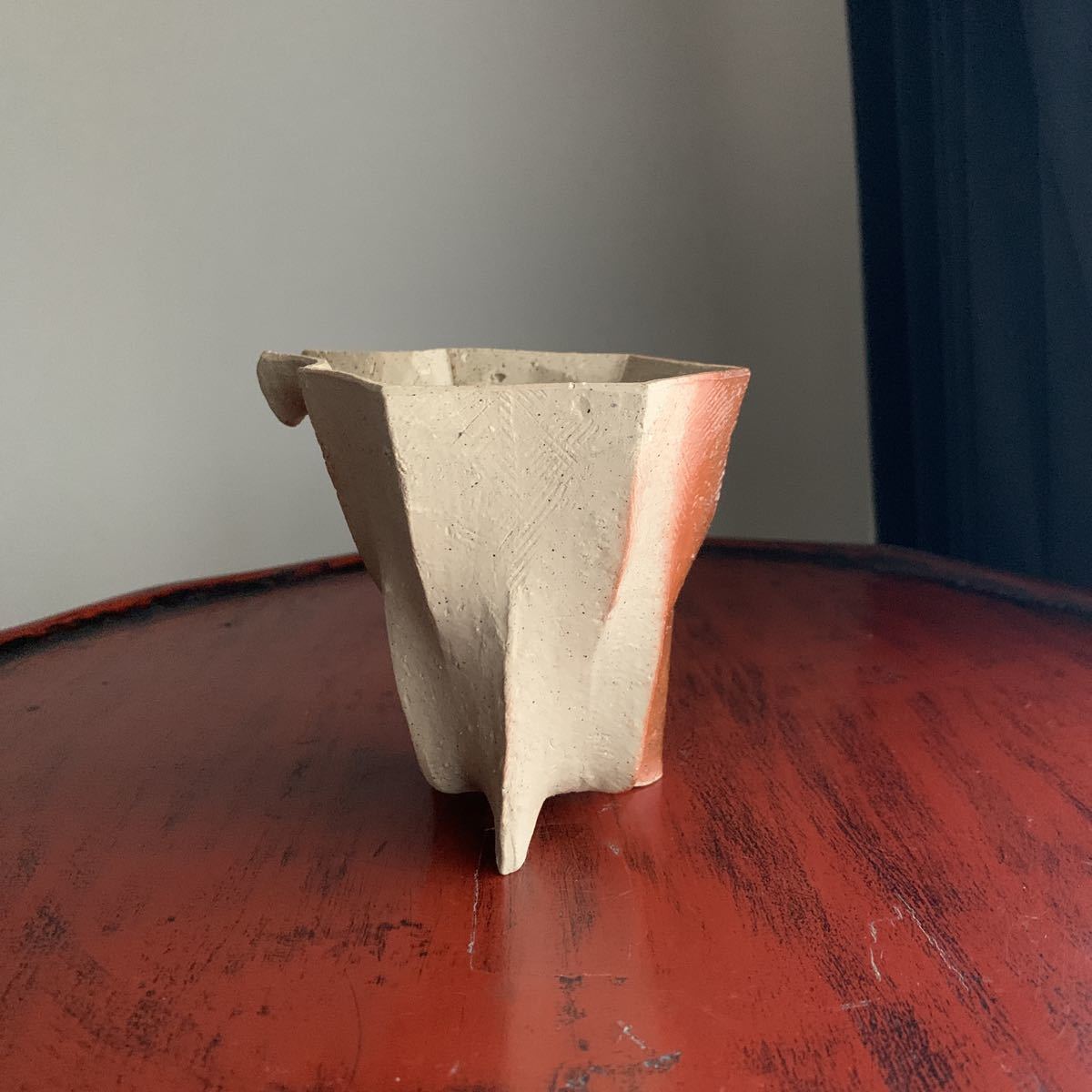 末廣学 備前片口 注器 徳利 自由杯 ぐい呑 酒器 備前焼 古備前 師
