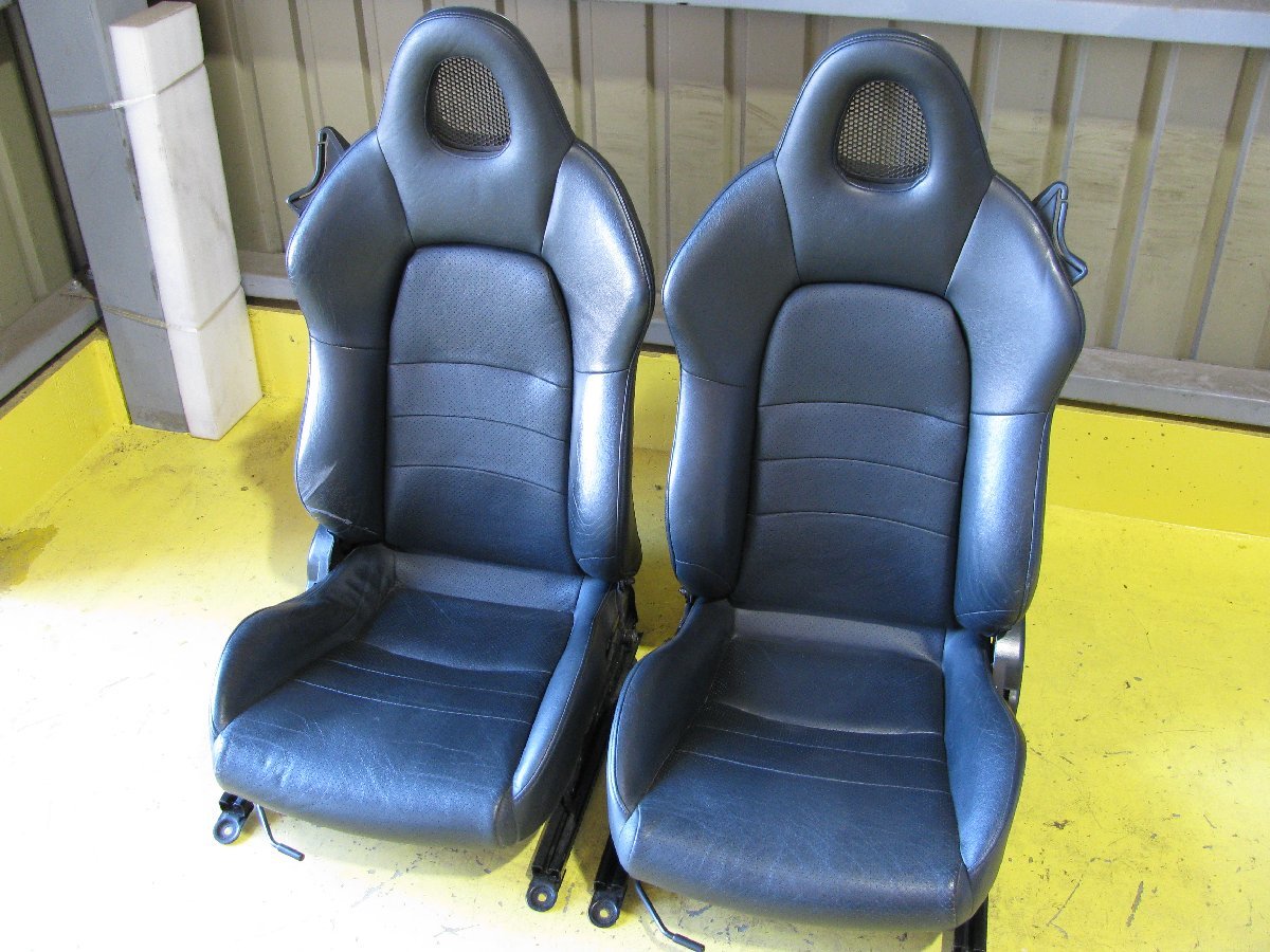 106313-G]ホンダ S2000 AP1 純正 レザーシート 黒革 フルレザー 運転席