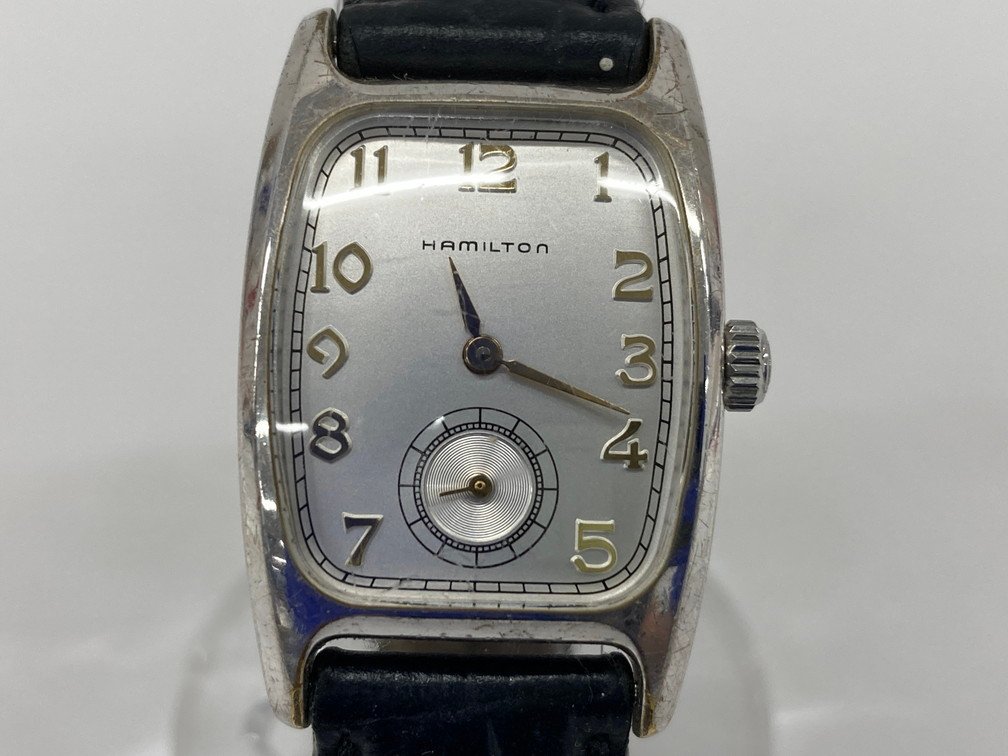 ハミルトン 1円 ジャンク品 ハミルトン 6329 デイト 防水50M クォーツ