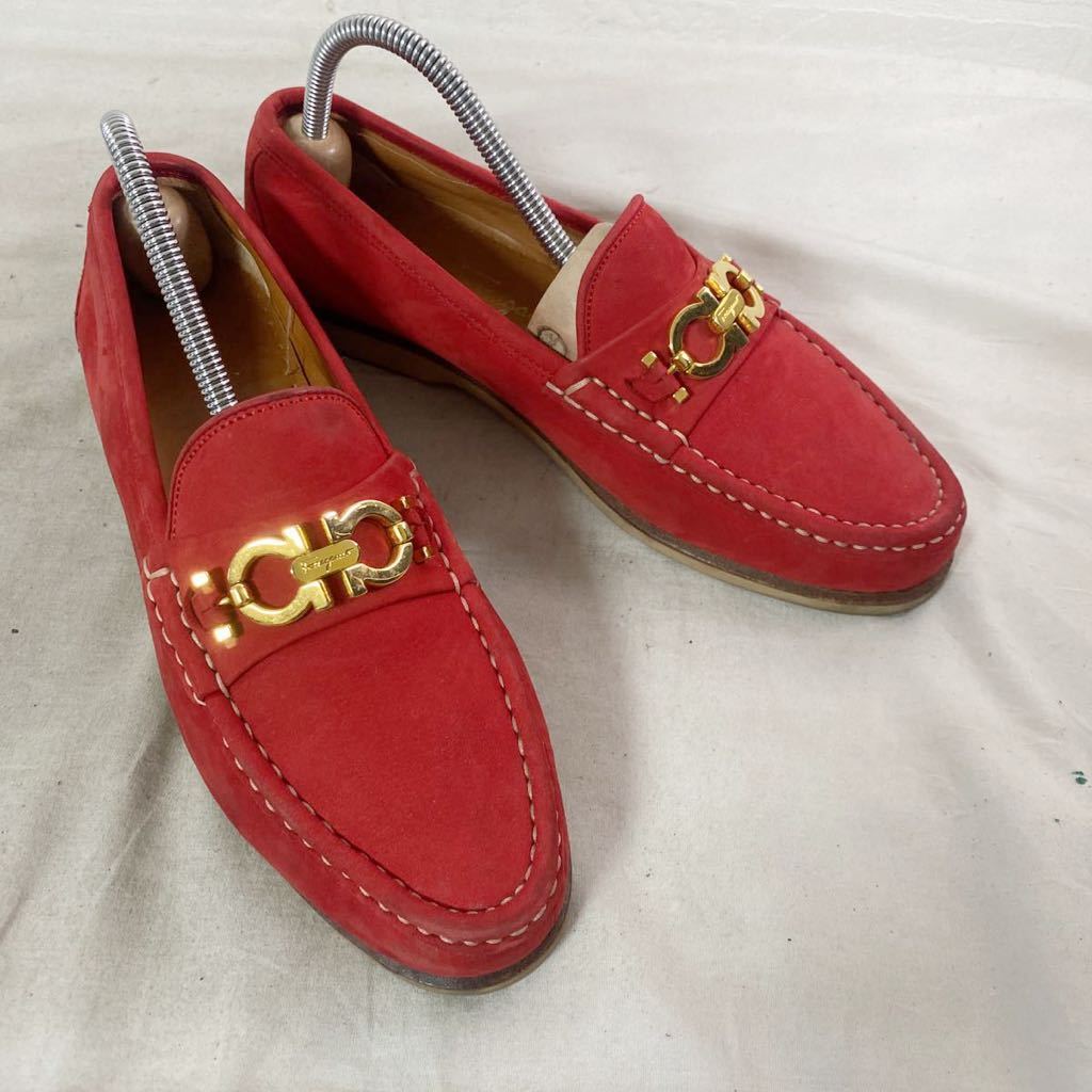 3615☆はSalvatore Ferragamo サルヴァトーレ フェラガモ モカシン 