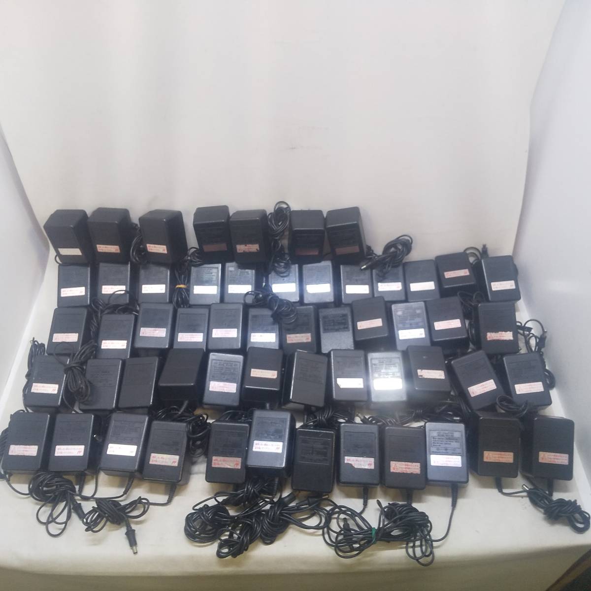 ◆NINTENDO ファミコン/スーパーファミコン 純正ACアダプター 大量55個まとめ売り HVC-002 ニンテンドー 任天堂 動作未確認 現状品◆N1223 