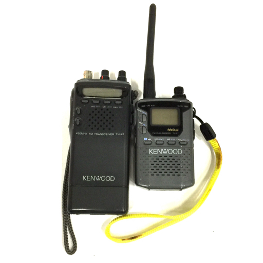 KENWOOD TH-K7 TH-42 トランシーバー 2点 セット ケンウッド QC075-23