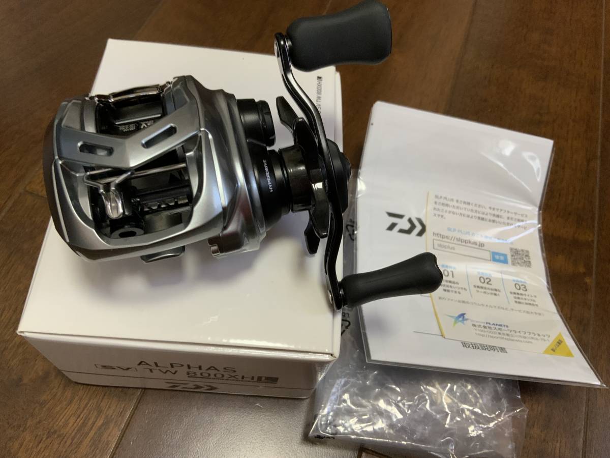 ダイワ 21アルファス SV TW 800XHL ベイトリール ALPHAS 左巻き 極美中古