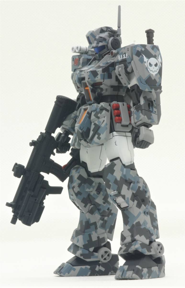 プレミアムバンダイ限定 HG 1/144 RGM-79S ジム スパルタン カスタムペイント&小改修　