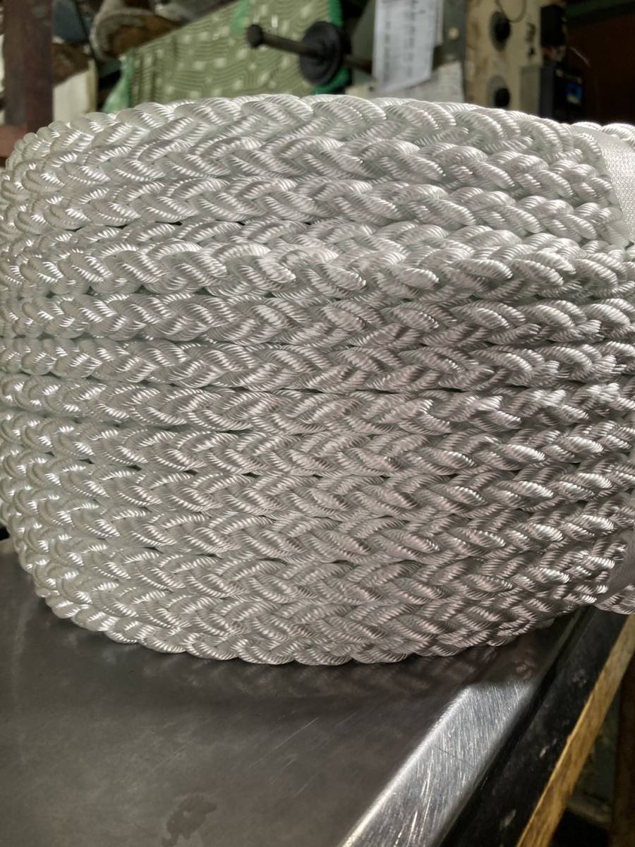 ナイロンクロスロープ 12mm×200m ☆美品☆未使用品