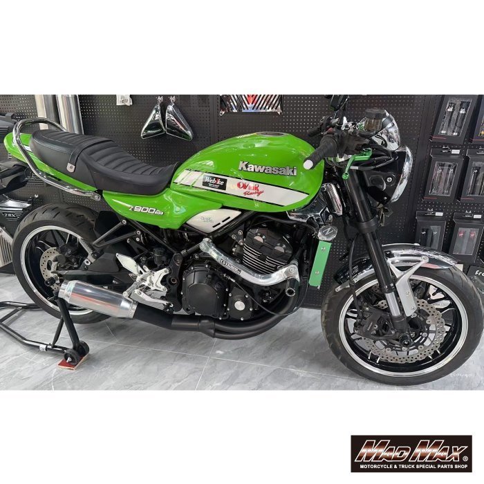 KAWASAKI ZRX400(-97年) 手曲げ風ショート管マフラー ブラック