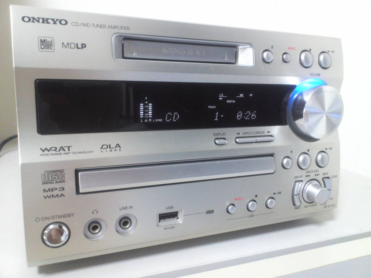 ONKYO FR-N7XX オンキョー CD⁄MDチューナーアンプFR-N7XX Bluetooth