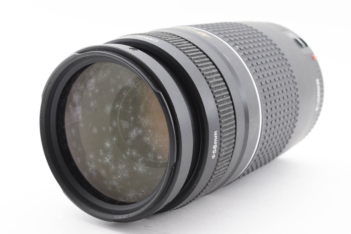 動作良好・CANON EF 75-300mm 4-5.6 III USM 現状品