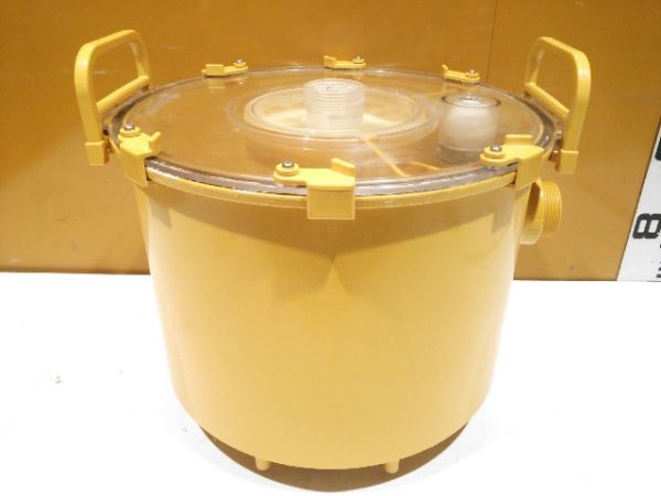 美品/1円スタート！】東京技研 石膏トラップ (丸形) 排水処理 歯科技工