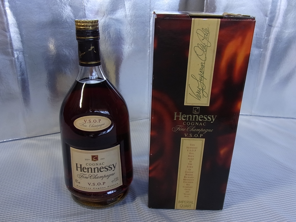 古酒★未開栓★HENNESSY VSOP ヘネシー★ビッグボトル 1130ml 1.13L 40%★fine champagne ファイン シャンパーニュ ブランデー★箱付
