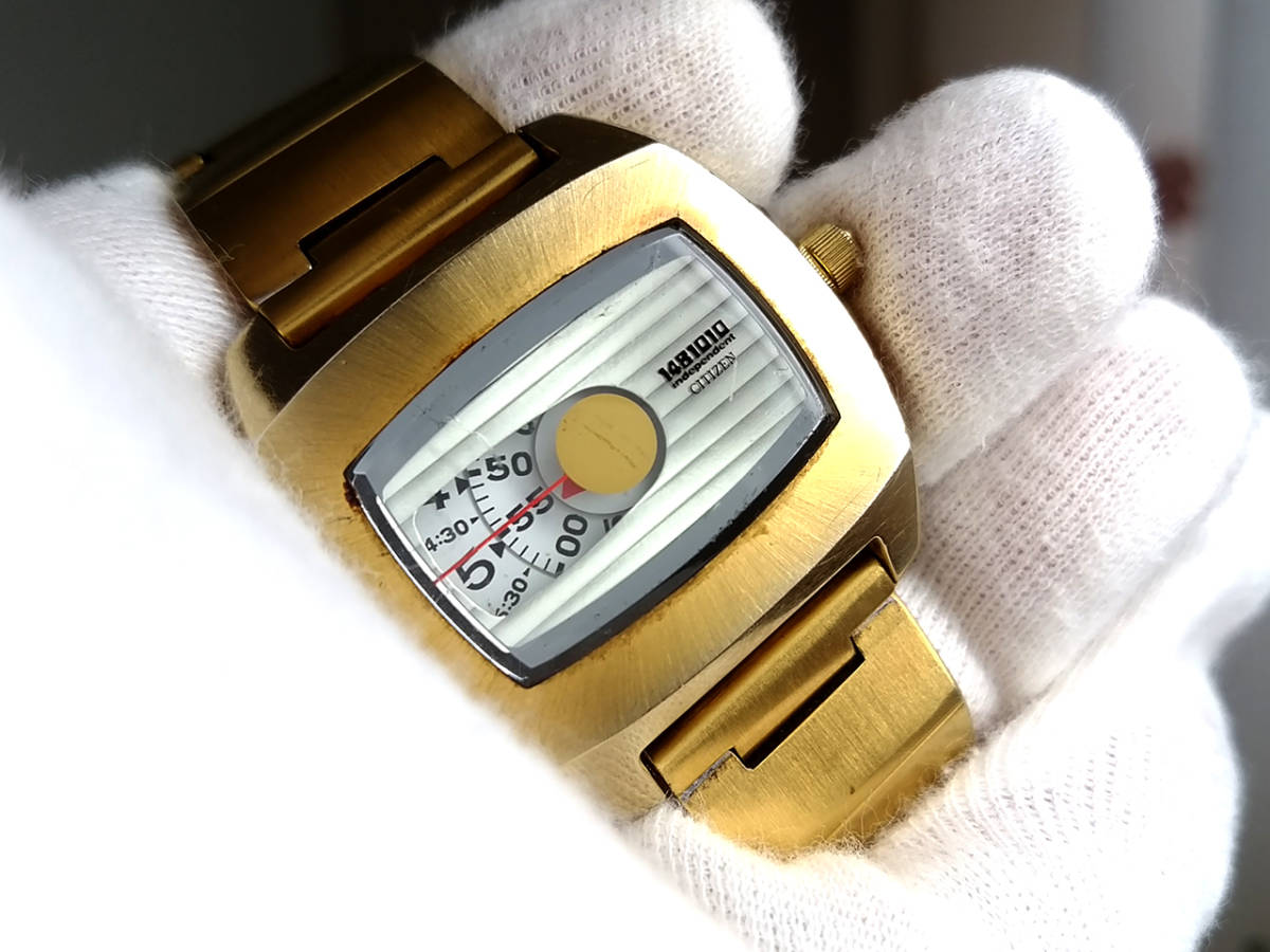 稼働中 】 CITIZEN INDEPENDENT 1481010 6038-L 16401 Quartz Wrist 