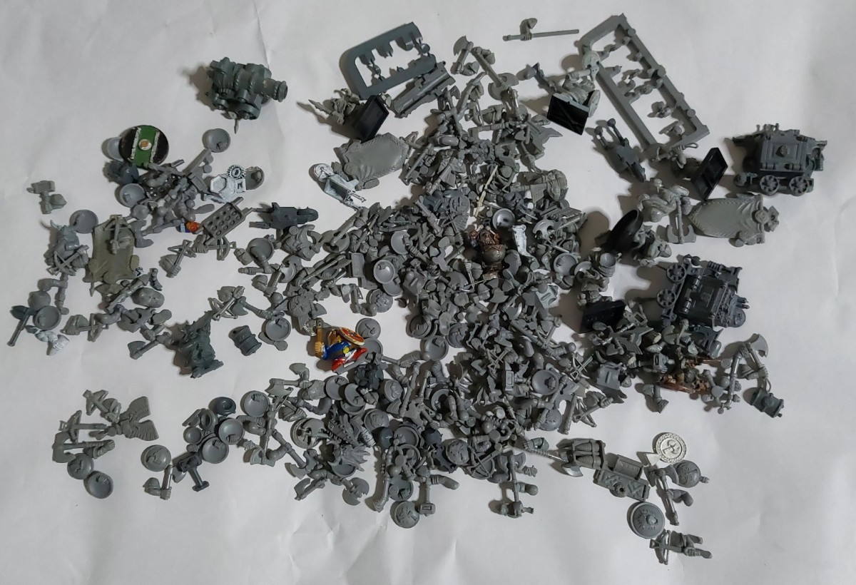 ウォーハンマー WARHAMMER ジャンク品 余剰パーツ詰め合わせ ドワーフ