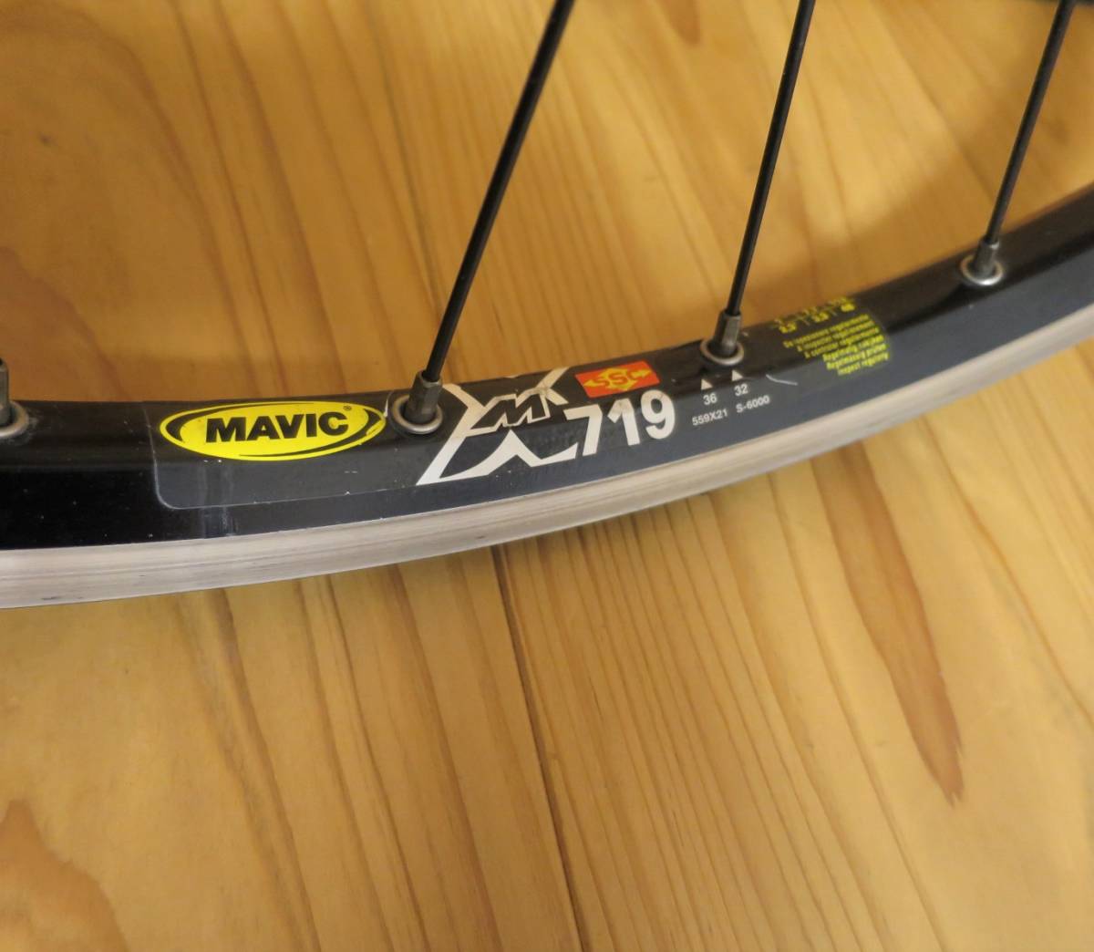 MTB用26インチ 9Sリヤホイール Mavic X719 シマノXT 0 Mavic MAVIC 1