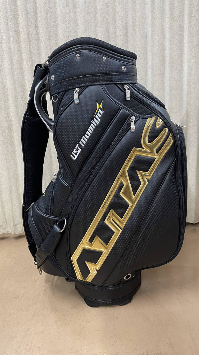 マミヤ　UST mamiya ATTAS 3点式プロモデル　キャディーバツク（黒・金）