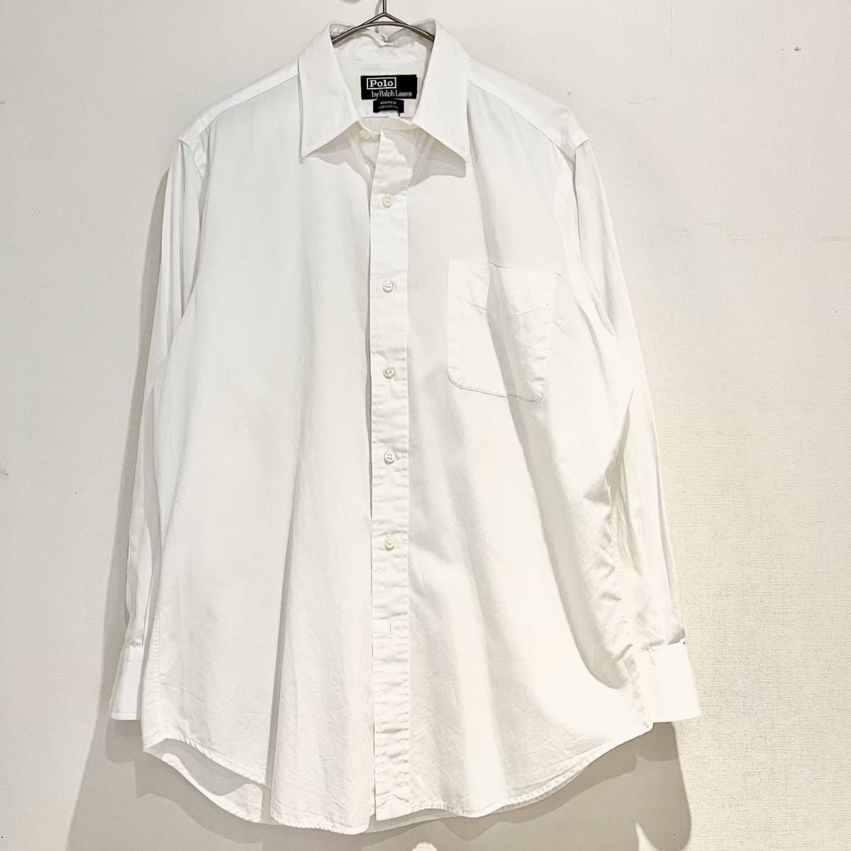 POLO Ralph Lauren ラルフローレン 長袖シャツ ホワイト ANDREW 39-82 Lサイズ(Lサイズ)｜売買された ...