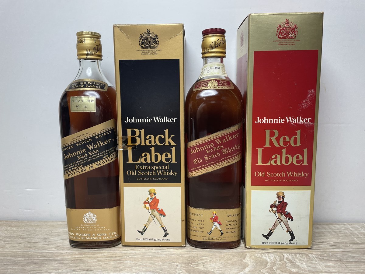 A607 み ◇古酒◇ 特級従価表記 ジョニーウォーカー ブラックラベル