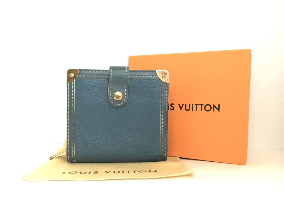 LOUIS VUITTON スハリ コンパクト・ジップ 二つ折り財布 美品】LOUIS VUITTON ルイヴィトン スハリ コンパクトジップ 二つ折り