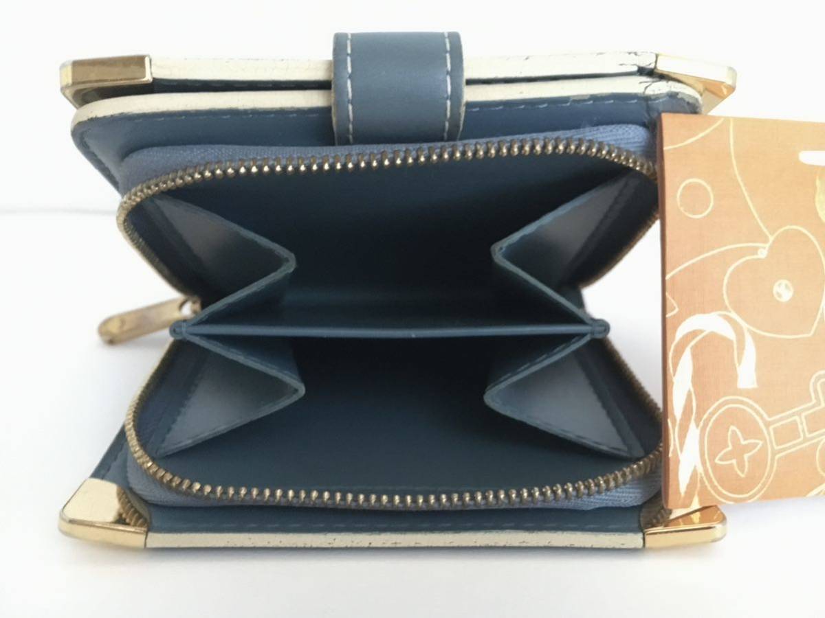 美品】LOUIS VUITTON ルイヴィトン スハリ コンパクトジップ 二つ折り