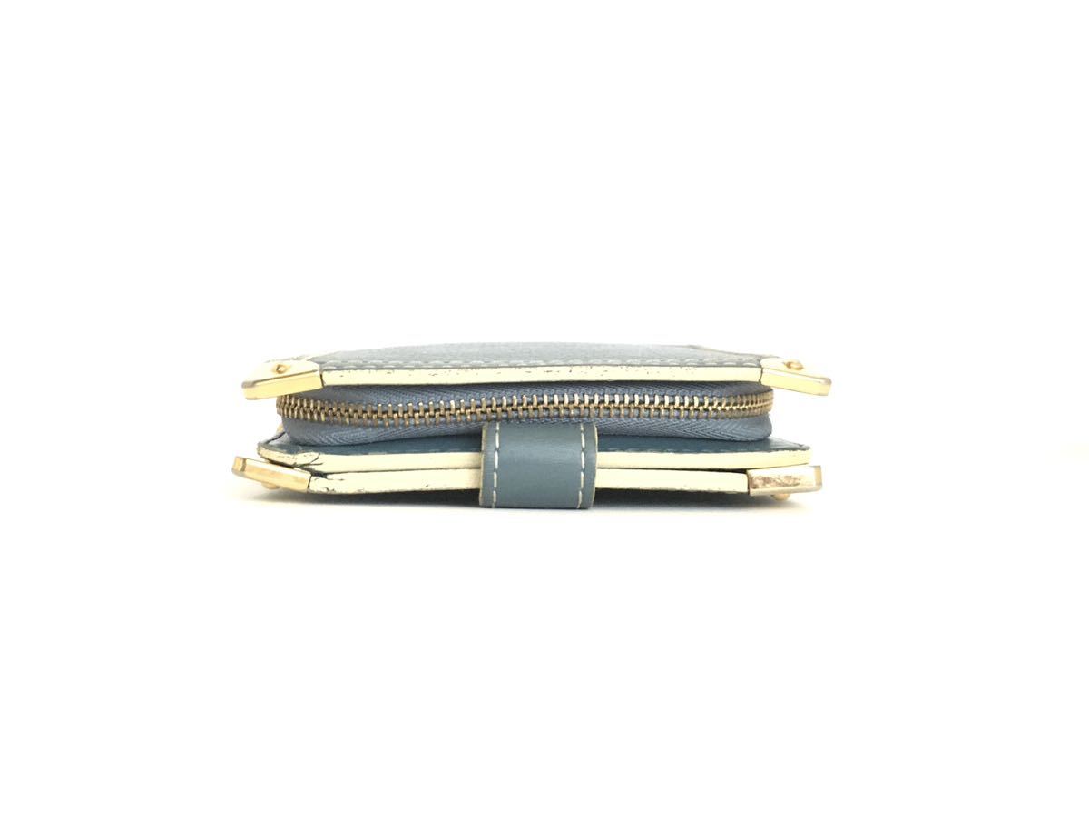 美品】LOUIS VUITTON ルイヴィトン スハリ コンパクトジップ 二つ折り