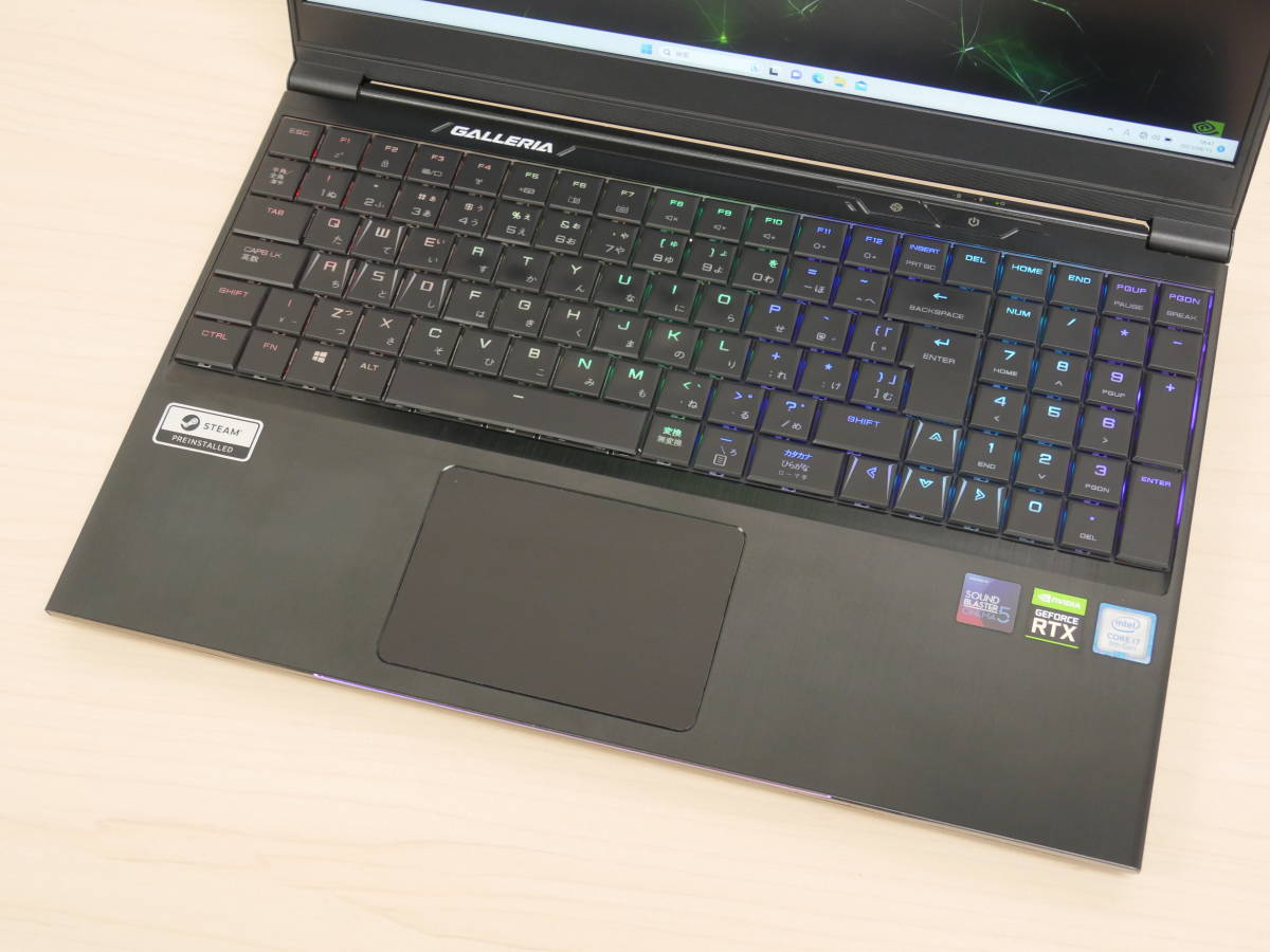 FullHDディスプレイ GALLERIA GCR2060RGF-E 第9世代Core i7-9750H 16GB