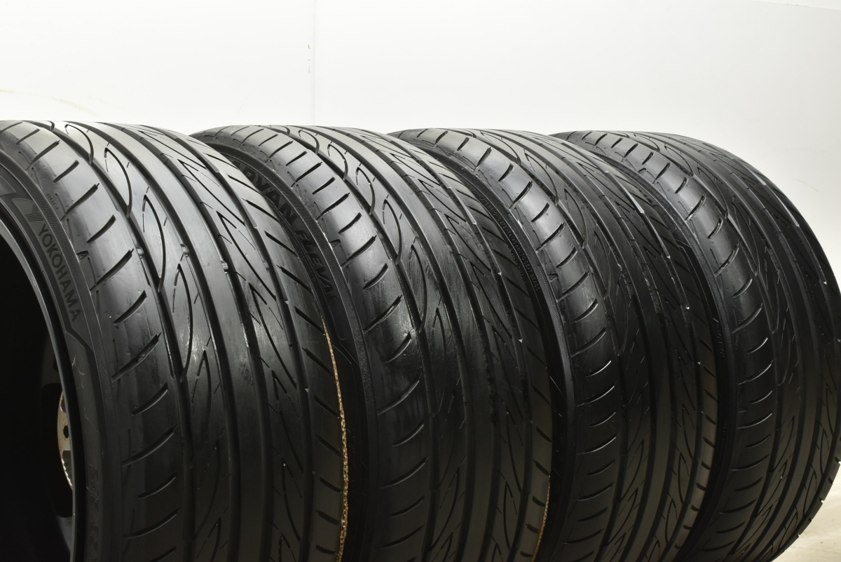 【鍛造 美品】RAYS VolkRacing TE37 ultra TRACK EDITION II 19in 9.5J +22 ヨコハマ アドバン フレバ V701 245/35R19 2022年製 WRX GTR TE37 Volk Ultra Gloss Single RCF