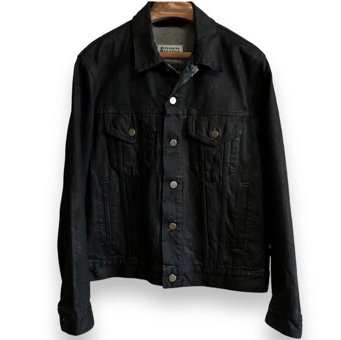Martin Margiela 0 ⑩ Artisanal Paint Coating Denim Jacket 