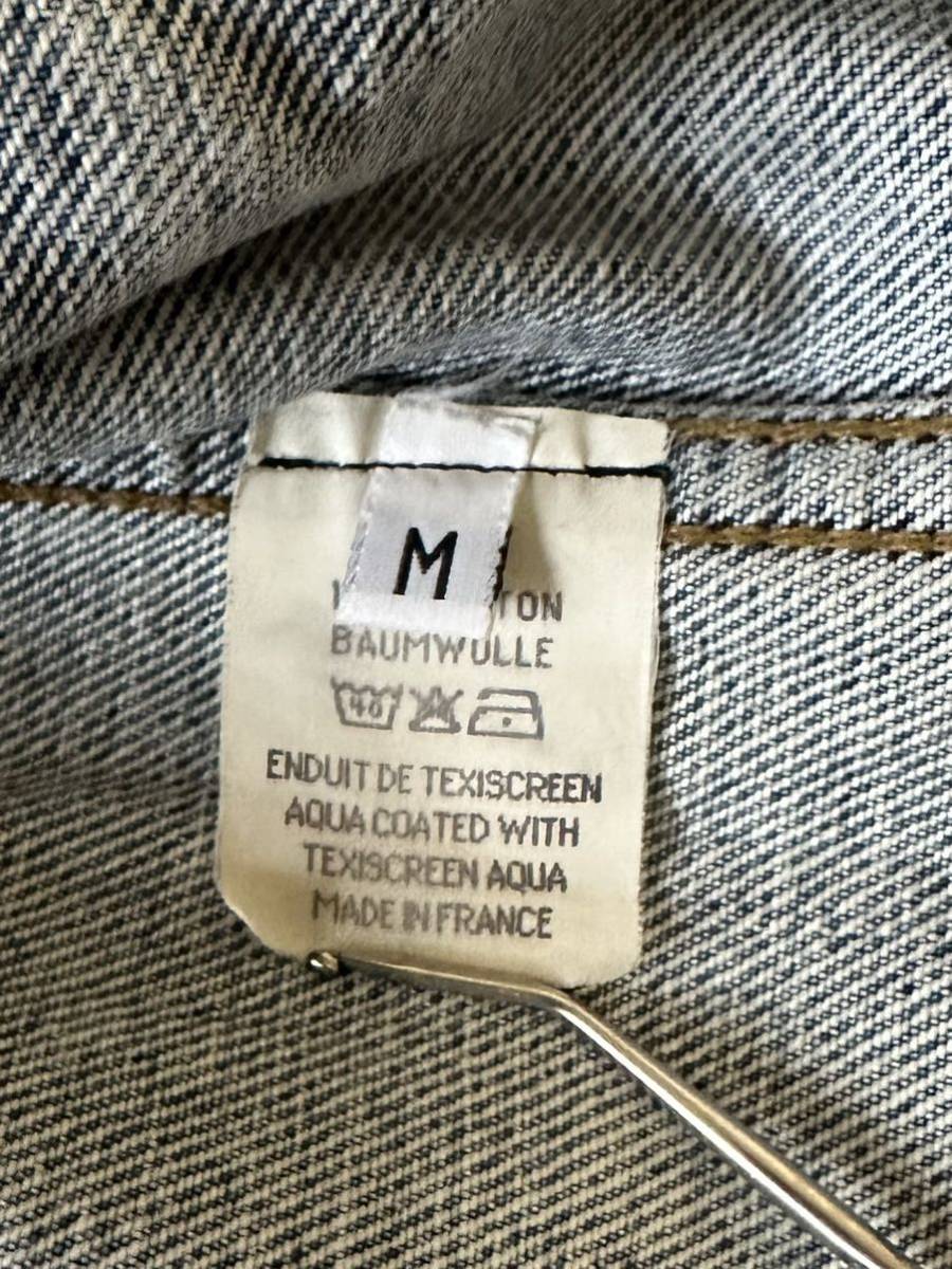 Martin Margiela 0 ⑩ Artisanal Paint Coating Denim Jacket 