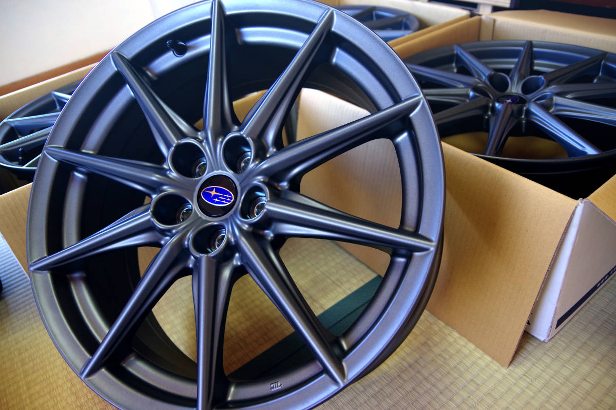 新車外し】 新型BRZ 18インチ純正ホイール4本セット 18×7.5J +48