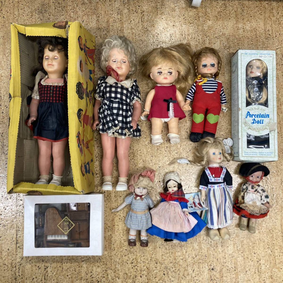 F1085★ 当時物 昭和レトロ　リカちゃん 人形 まとめ　現状