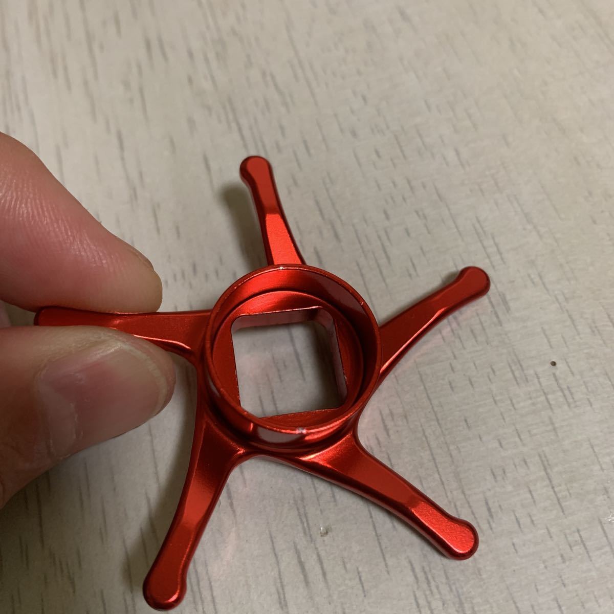 S8 ZPI ペンタグラムスタードラグ アルマイト レッドSHIMANO シマノ07