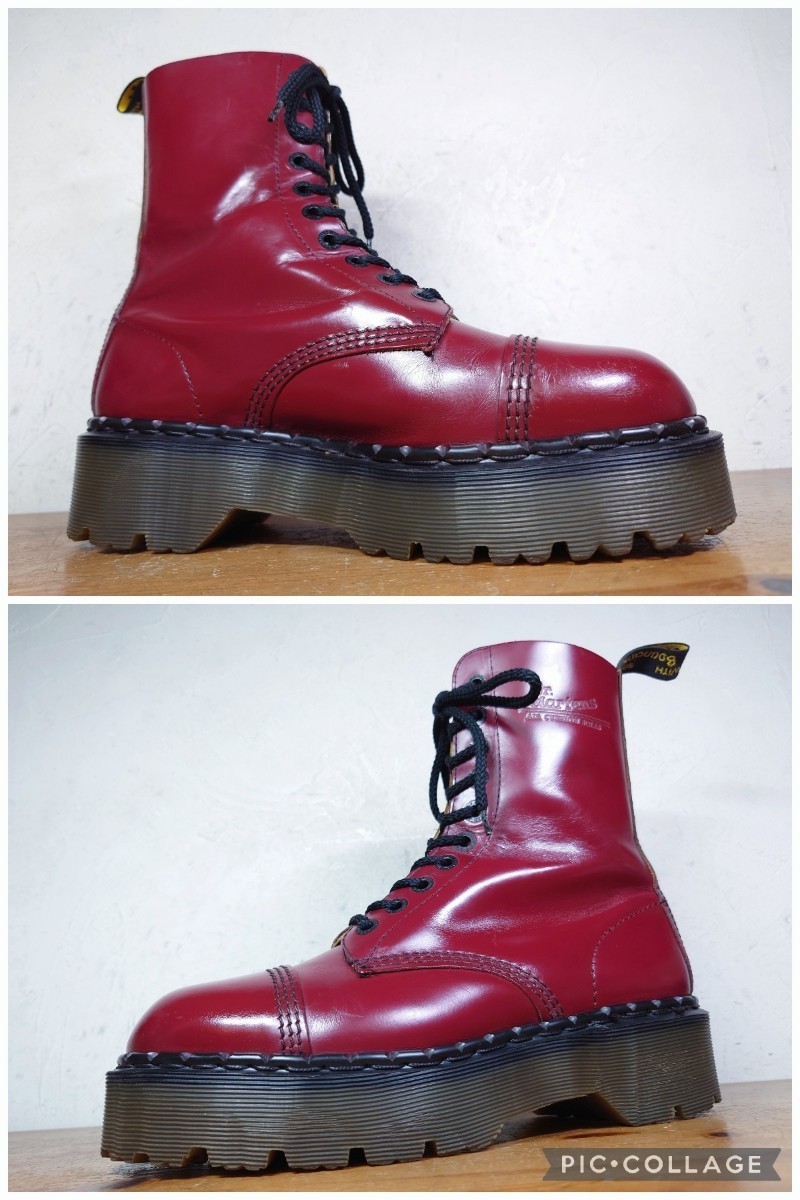 美品/英国製】Dr.Martens/ドクターマーチン クレイジーボム 10ホール 