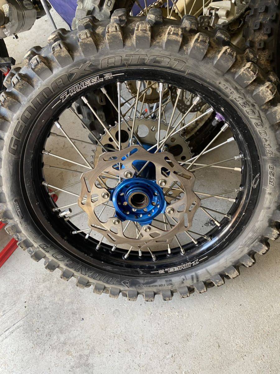 YZ250F ホイールYZ250F 2017 スペアホイール 前後 YZ250F 2017 スペア