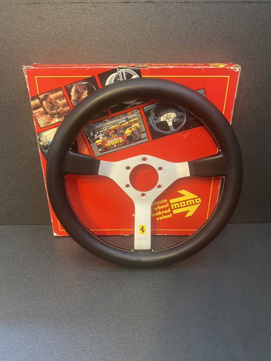 希少 当時物 フェラーリ Ferrari MOMO モモステアリング 旧車