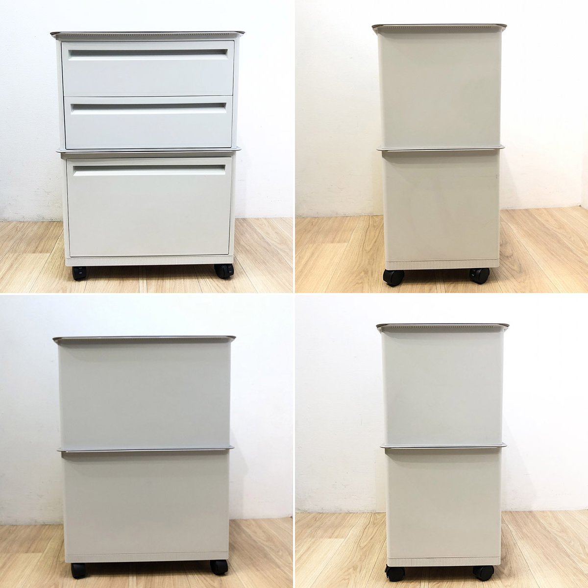 タッパーウェア マルチオーガナイザー ワイドサイズキャスター付き 71b2bc9f2328719878a9f361022668